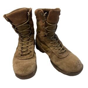 Propper Boots Men’s Size 8 M Tan Coyote Military Lace Up Combat Boots Suede